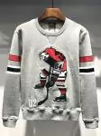 dsquared2 2019 sweatshirt hockey player embroidery gray ds279